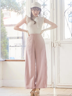 pants with clear suspenders