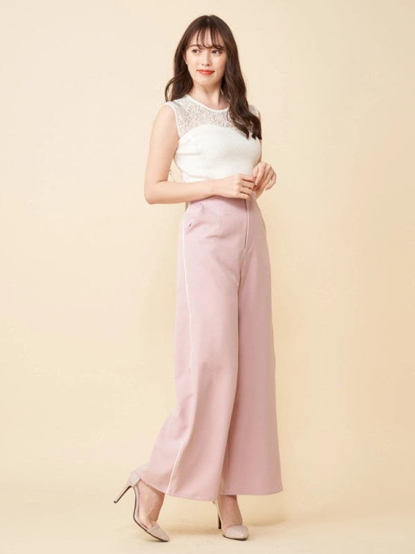 pants with clear suspenders