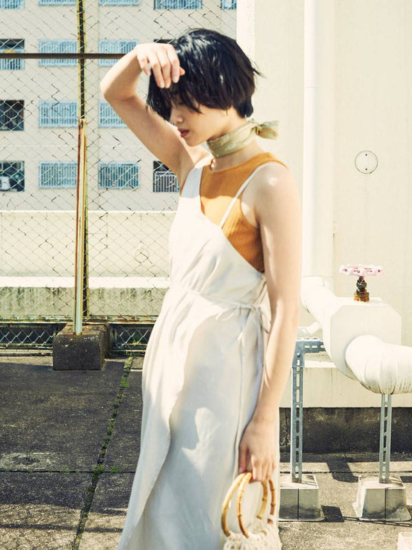 satin design one shoulder dress