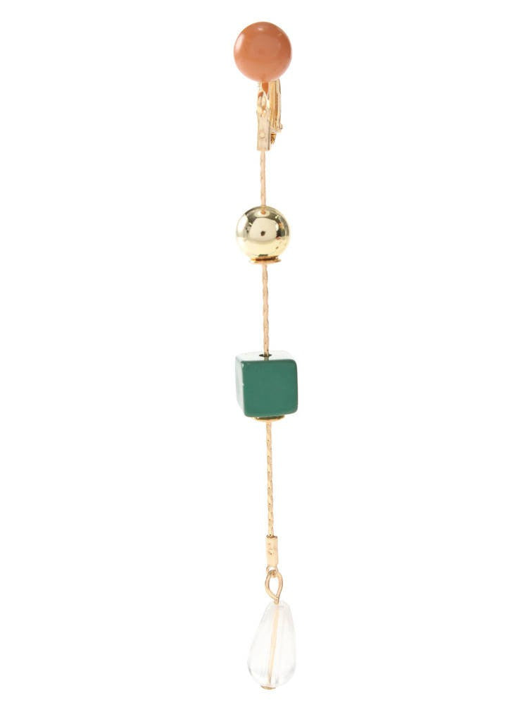 mix motif chain earrings