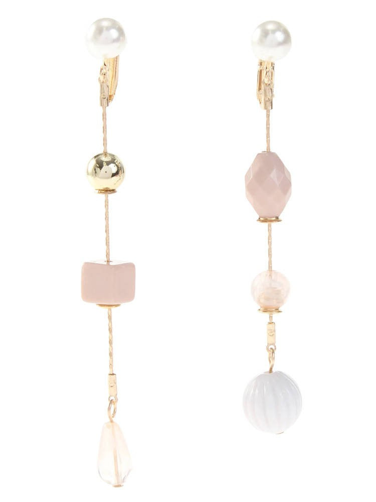 mix motif chain earrings