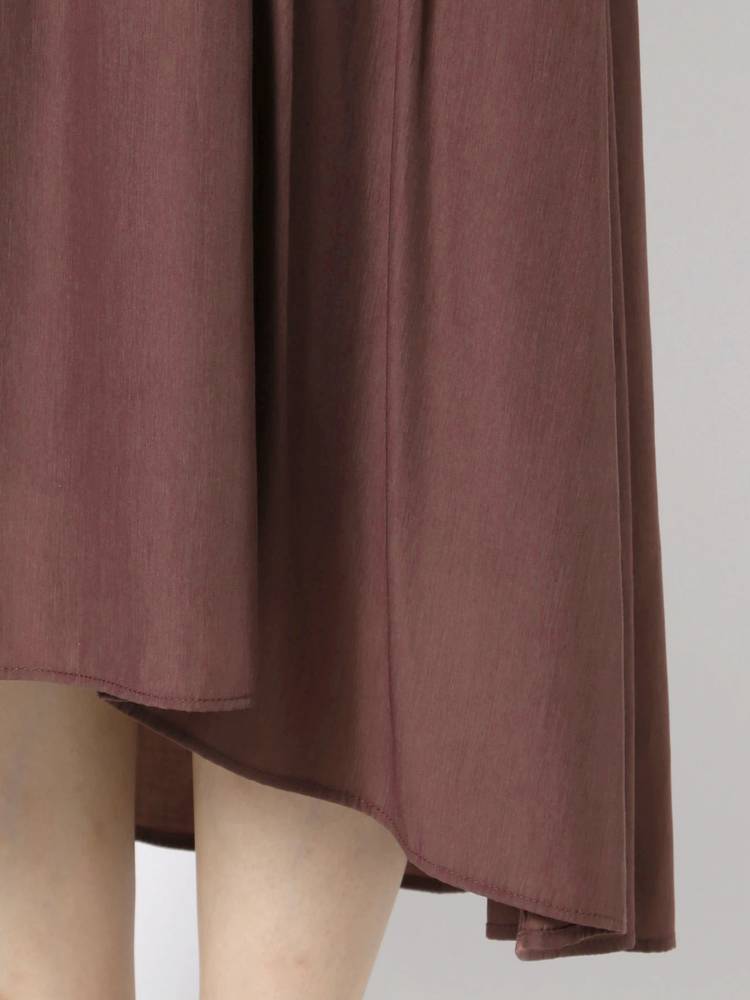 ruffle sleeve shirt dress