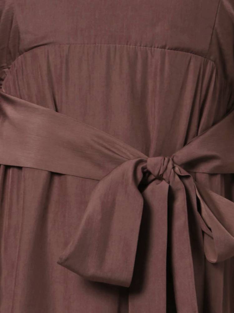 ruffle sleeve shirt dress