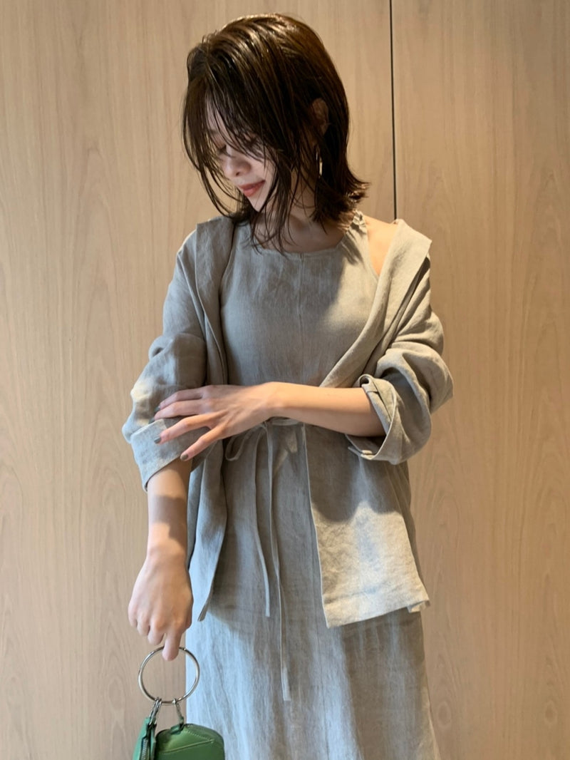 organics amesli heavy linen dress
