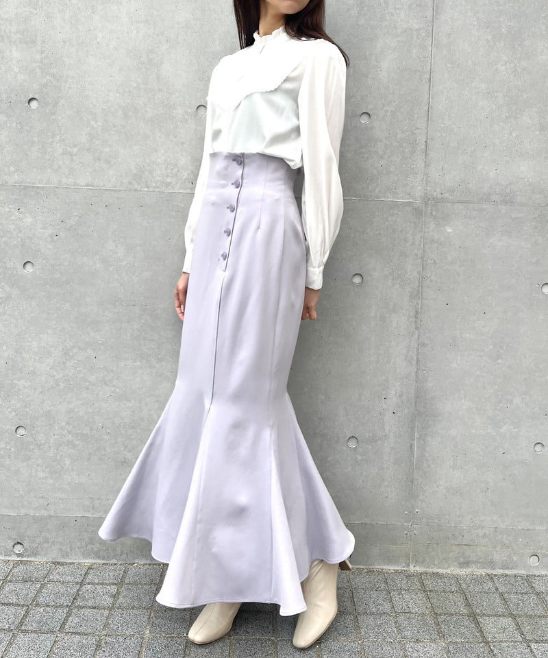 square collar blouse