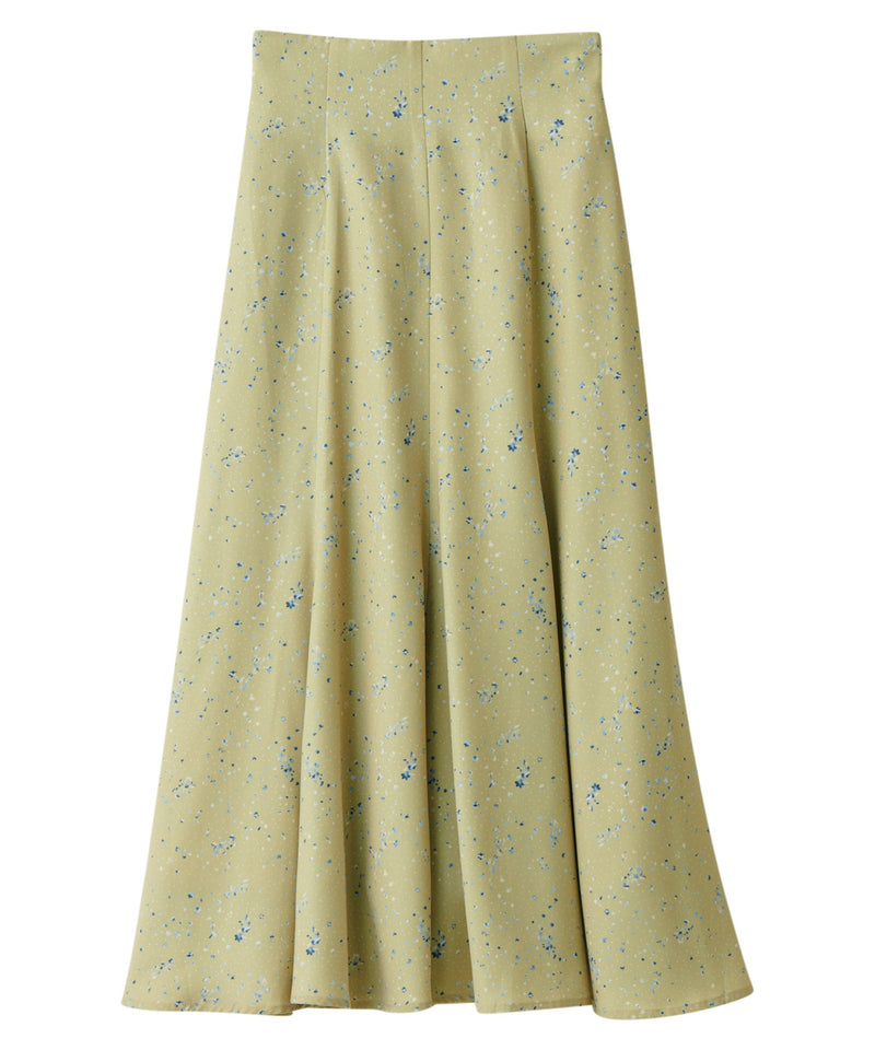 stardust flower high waist mermaid skirt
