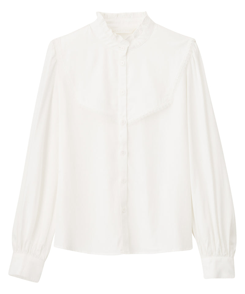 square collar blouse