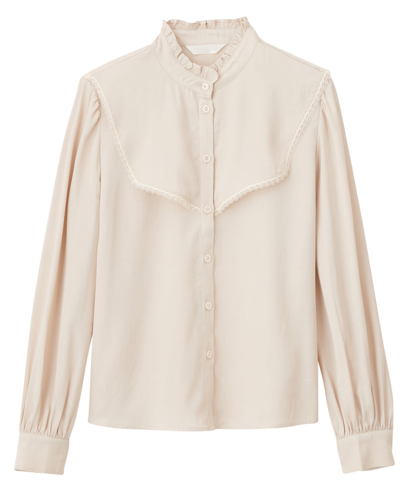 square collar blouse