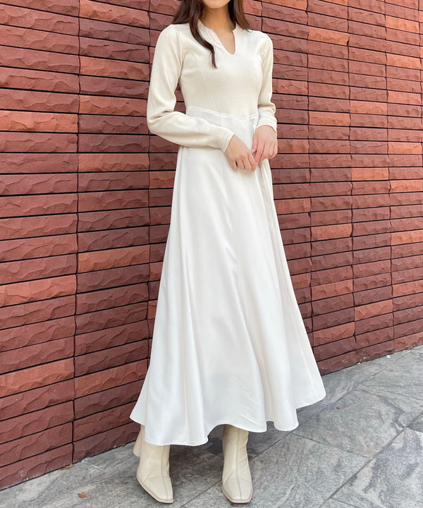 knit docking dress