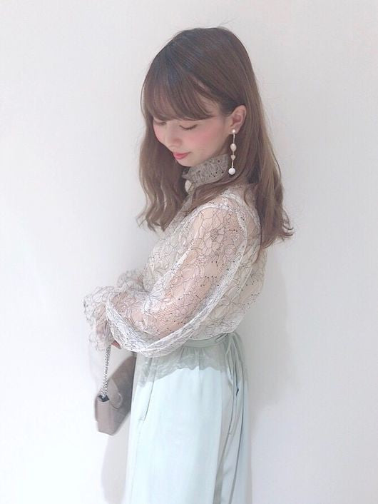 mix motif chain earrings