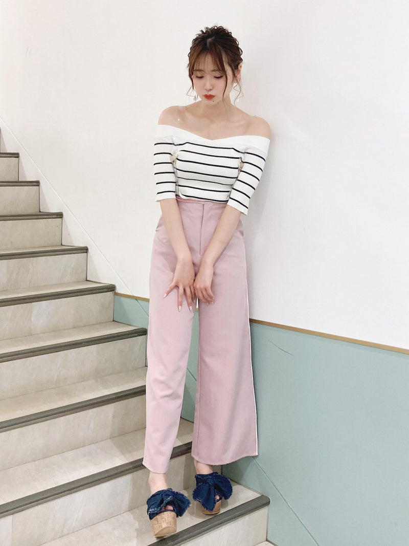 pants with clear suspenders