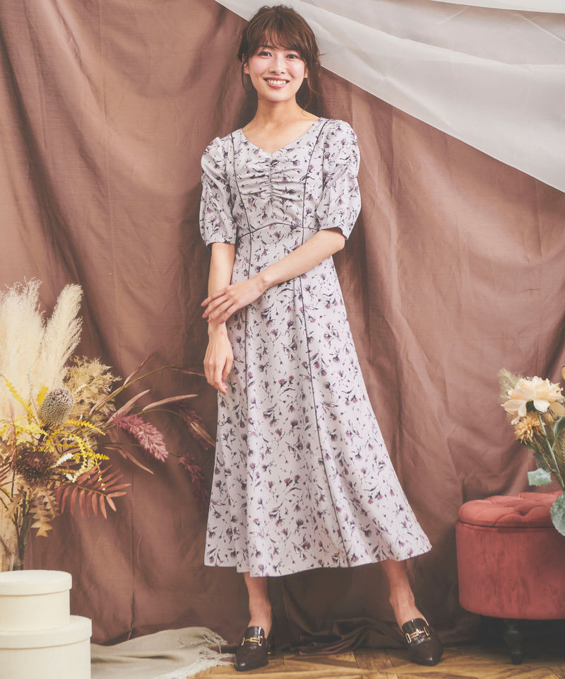 blurred touch flower dress