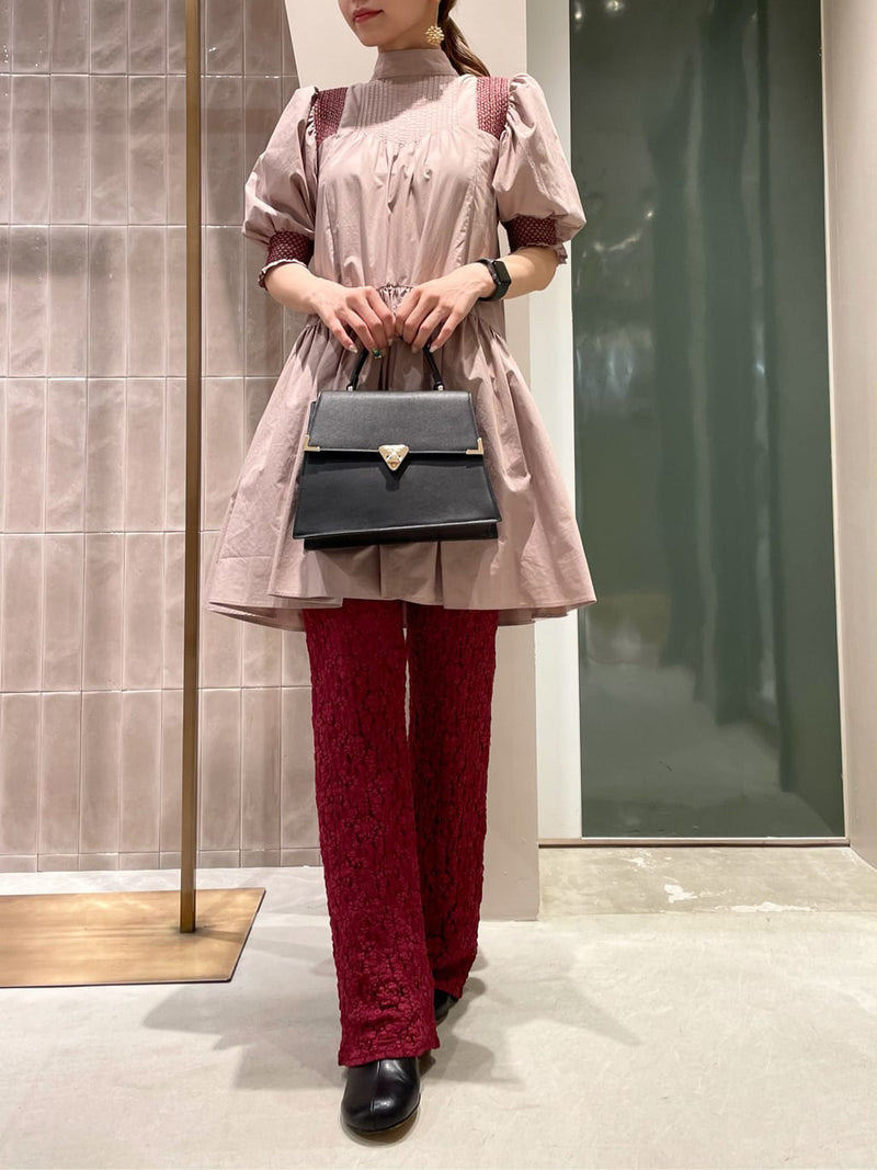 cut lace pants