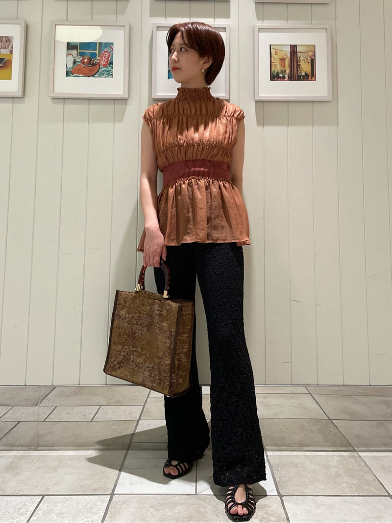 cut lace pants
