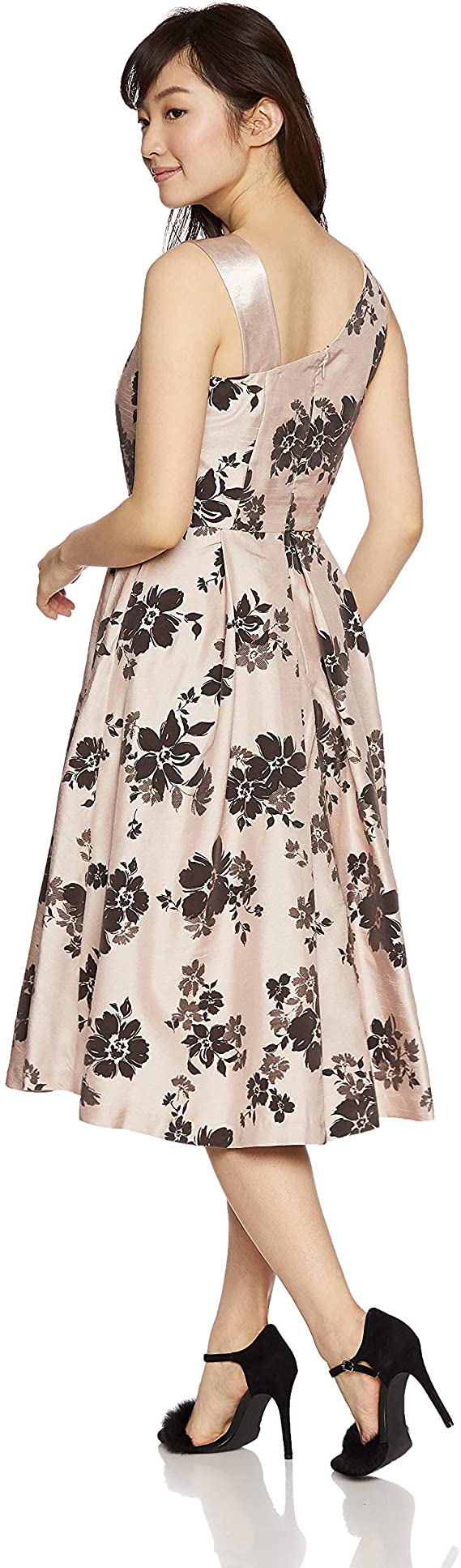 flower flocky dress