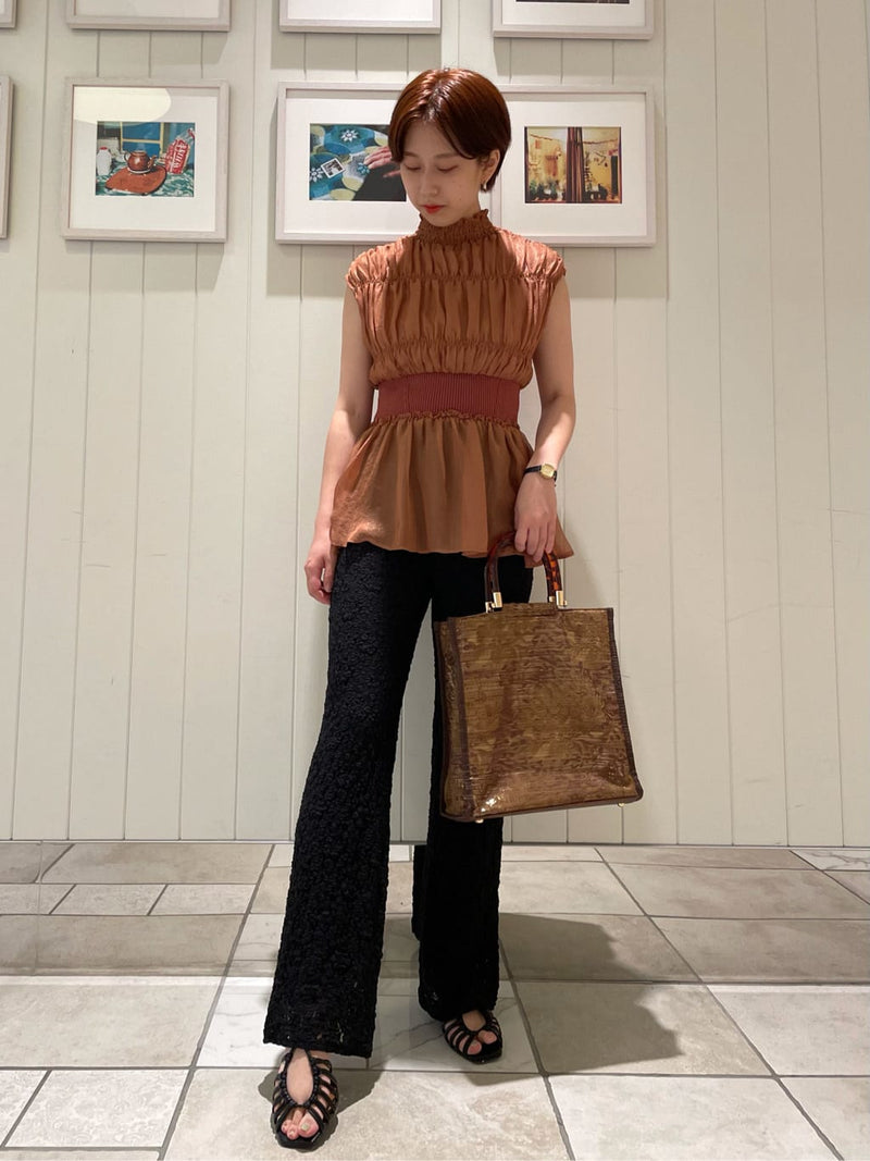 cut lace pants