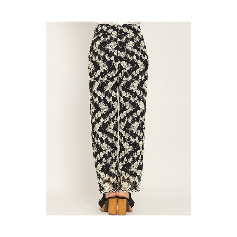 tone lace pants