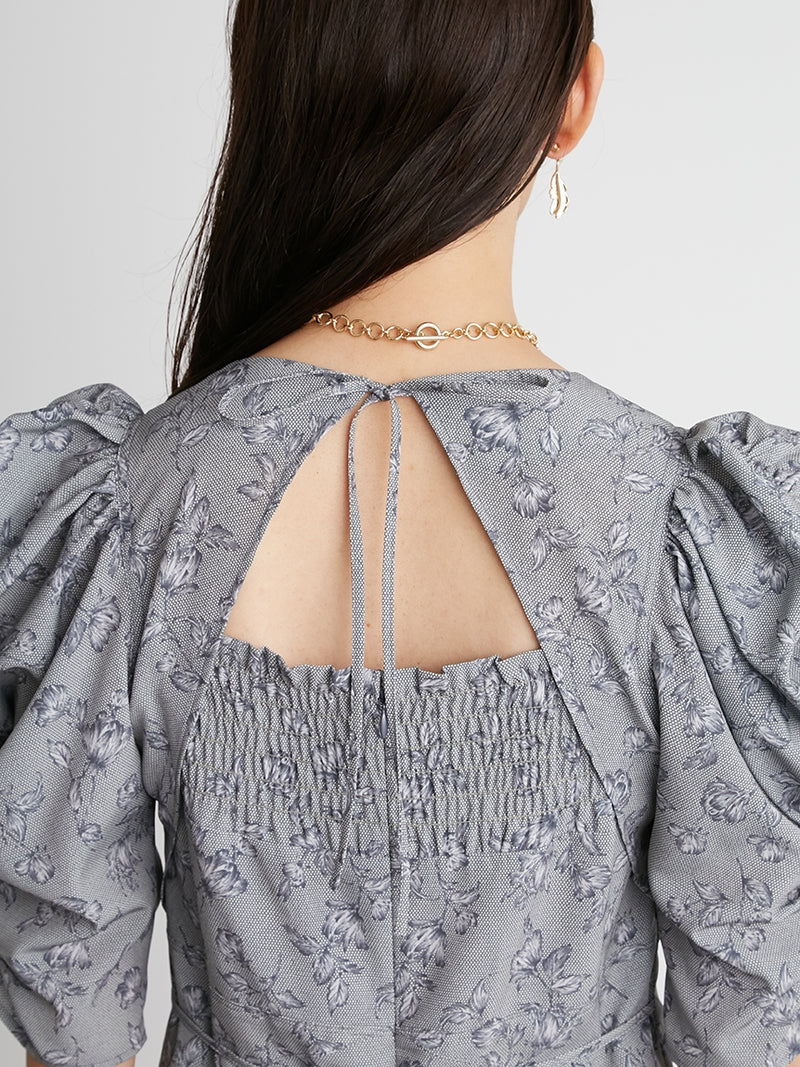 fake tulle flower dress