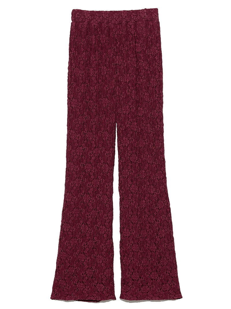 cut lace pants