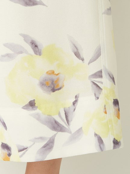 floral I-line skirt
