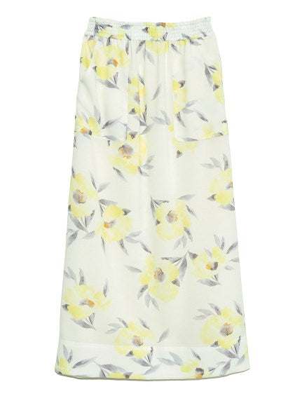 floral I-line skirt