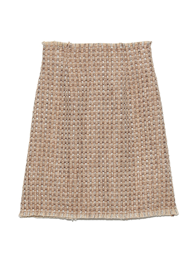tweed mini skirt