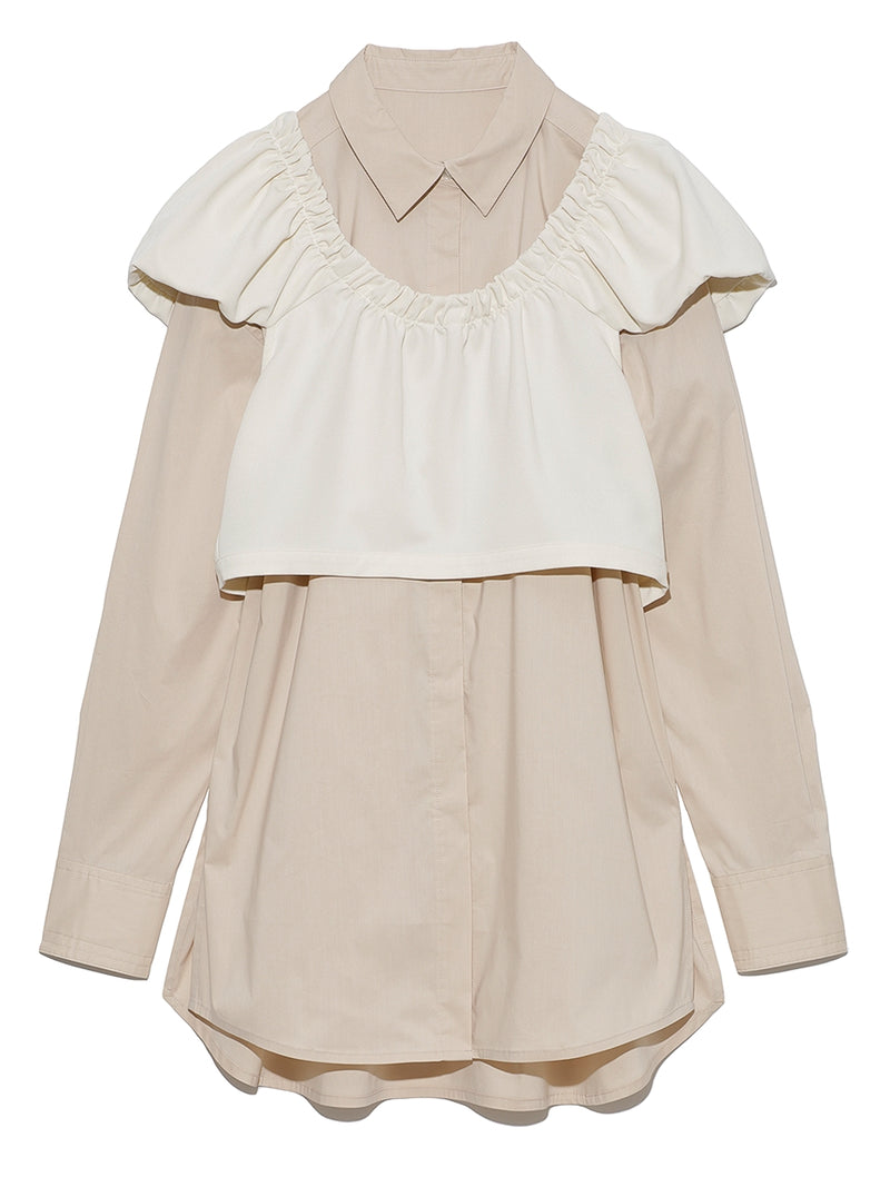 shirt with bustier
