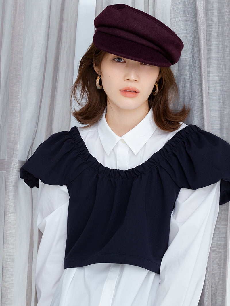 shirt with bustier