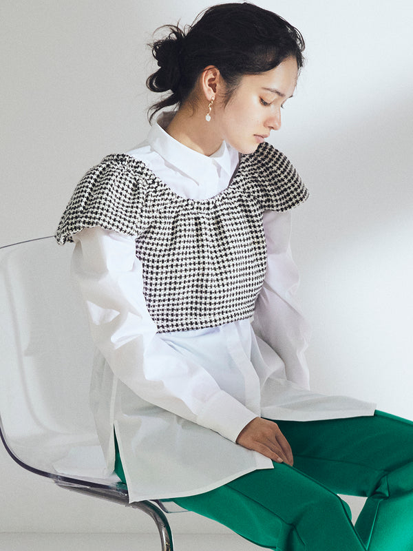 shirt with bustier