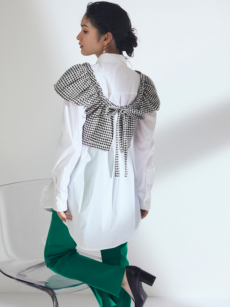 shirt with bustier