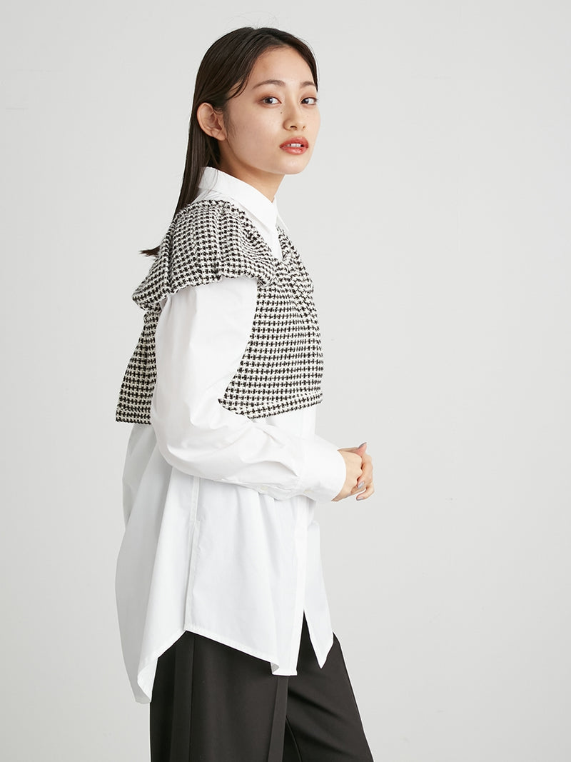 shirt with bustier