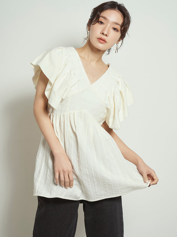 volume sleeve tunic
