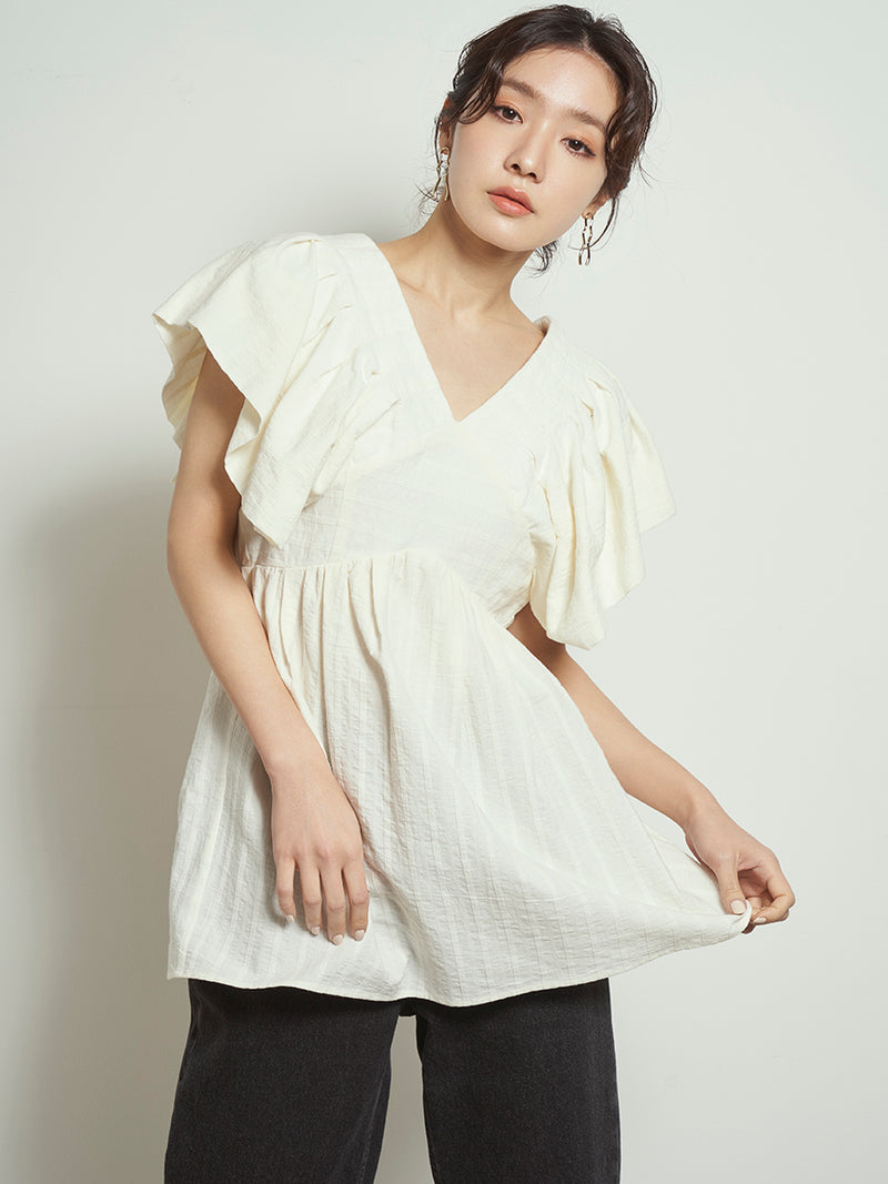 volume sleeve tunic