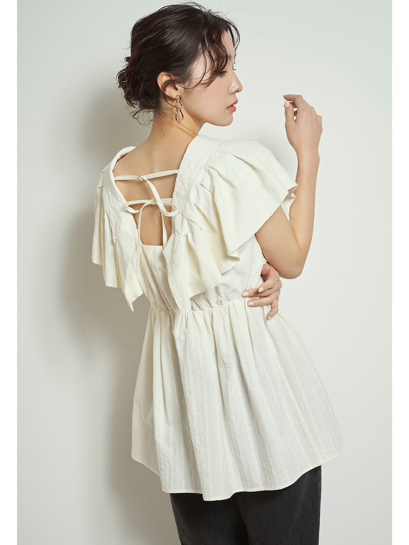 volume sleeve tunic