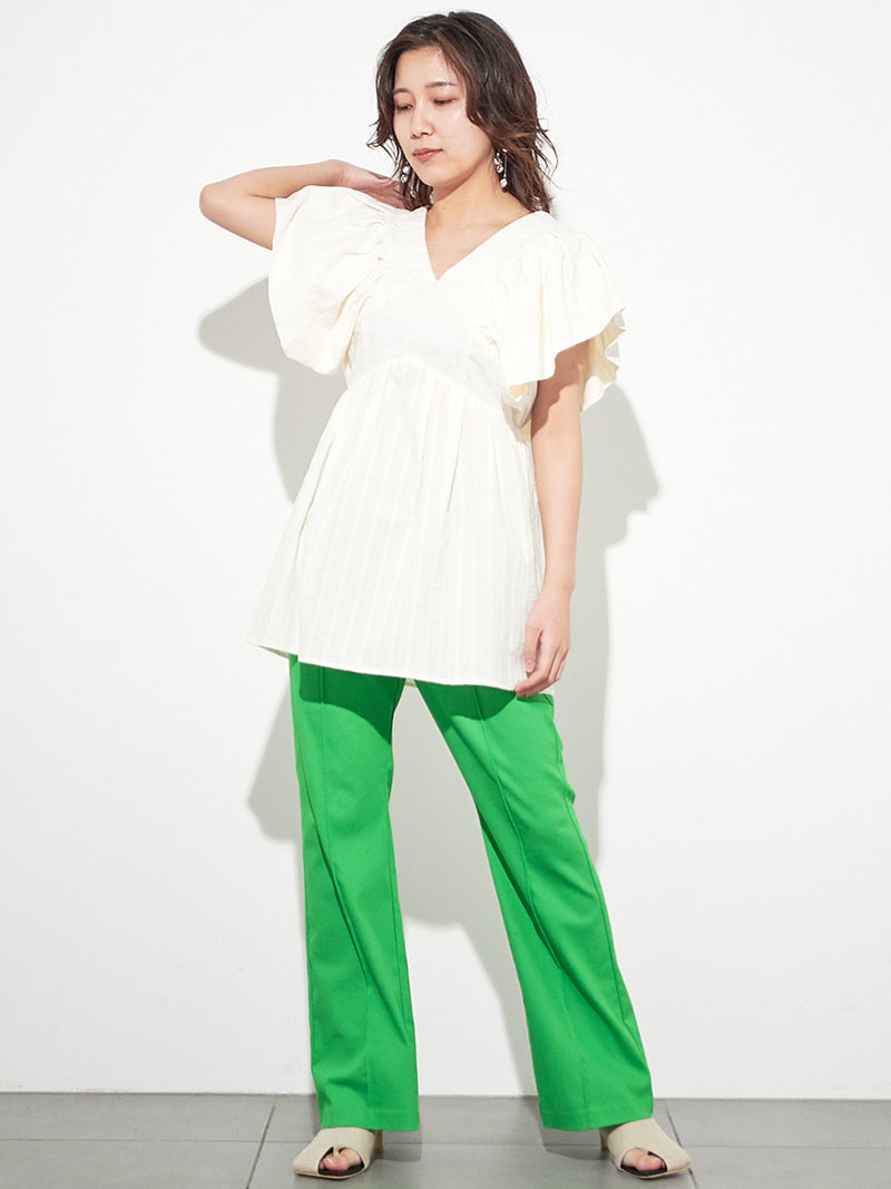 volume sleeve tunic