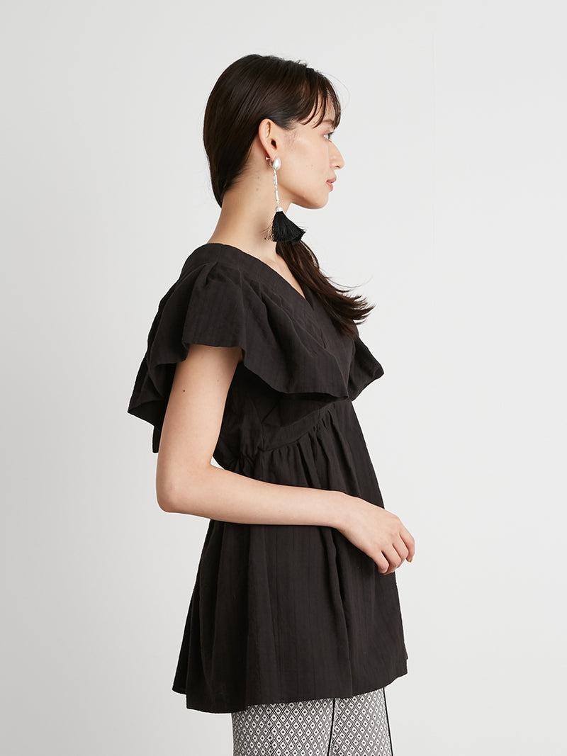 volume sleeve tunic