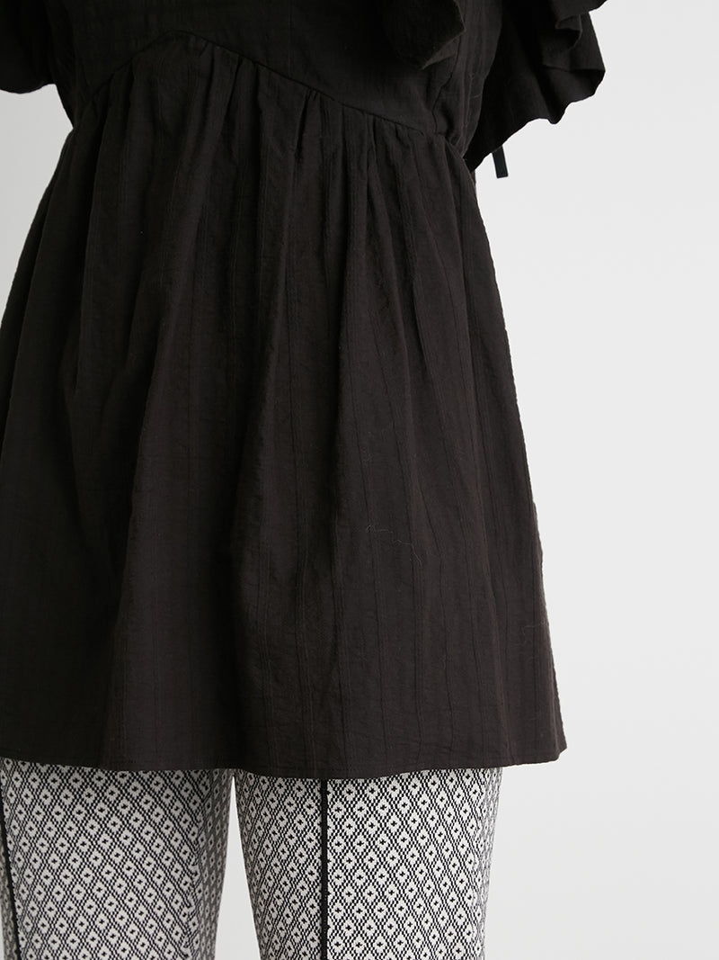 volume sleeve tunic