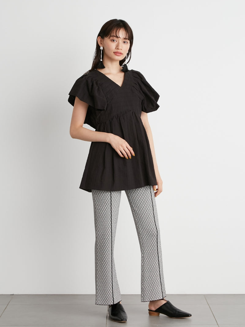 volume sleeve tunic