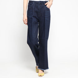 linde hem denim pants