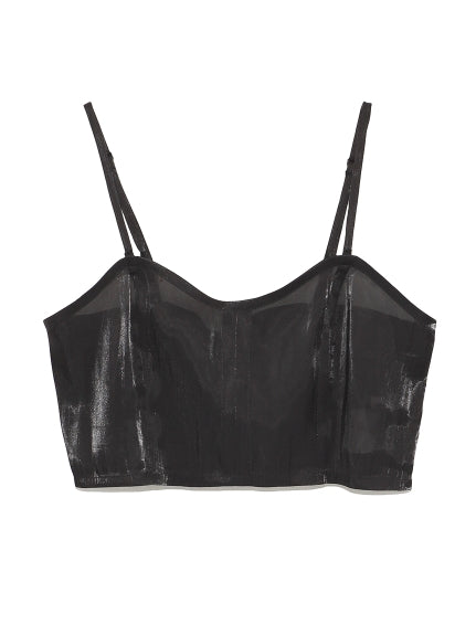 shiny shoulder vest