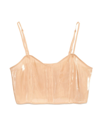 shiny shoulder vest
