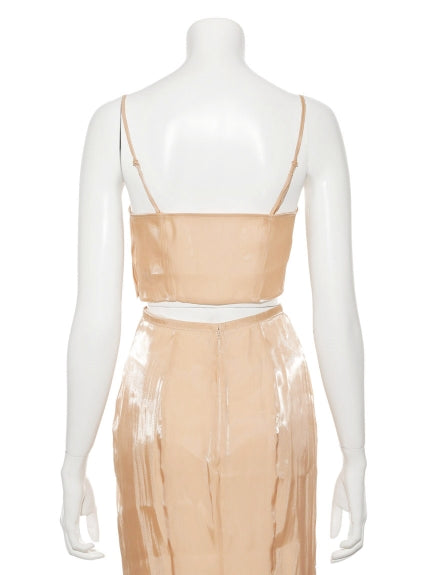 shiny shoulder vest