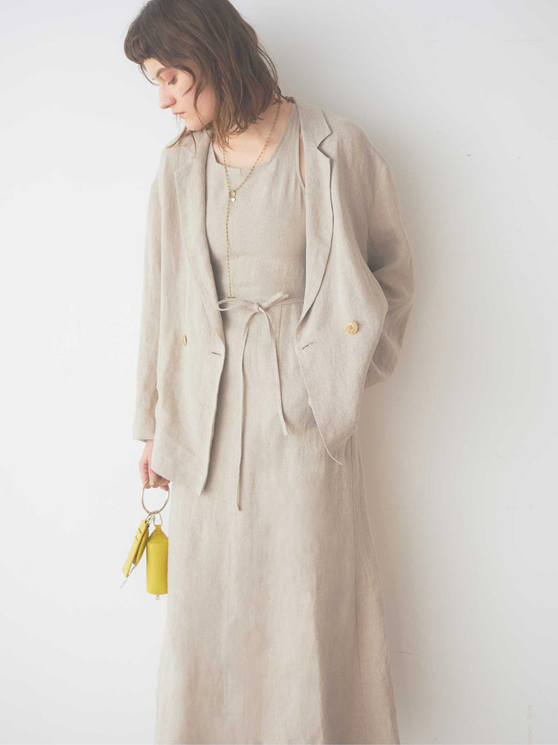 organics amesli heavy linen dress
