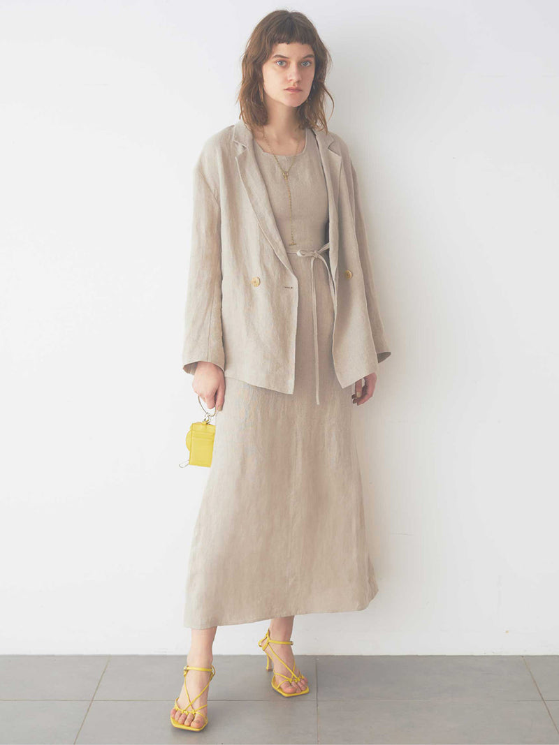 organics amesli heavy linen dress