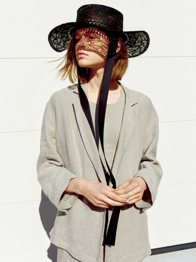 organics amesli heavy linen dress