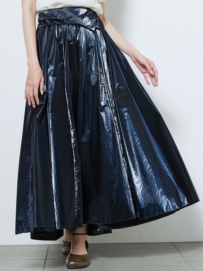 metallic volume skirt