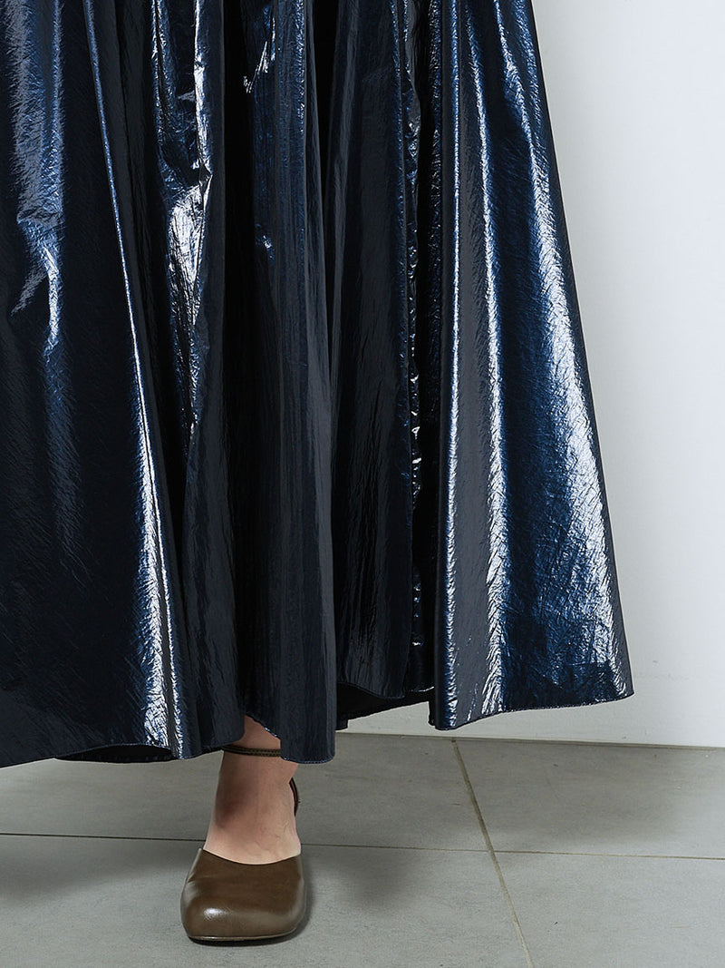 metallic volume skirt
