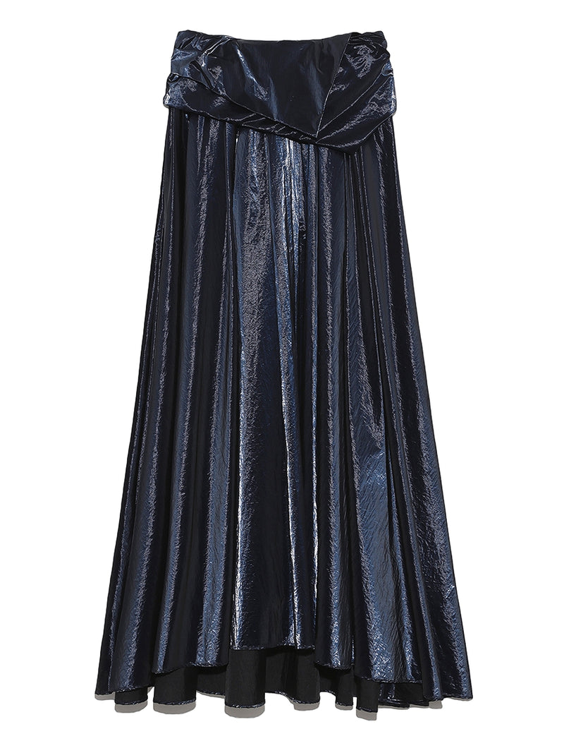 metallic volume skirt