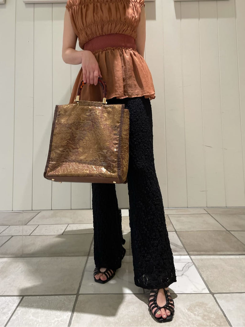 cut lace pants