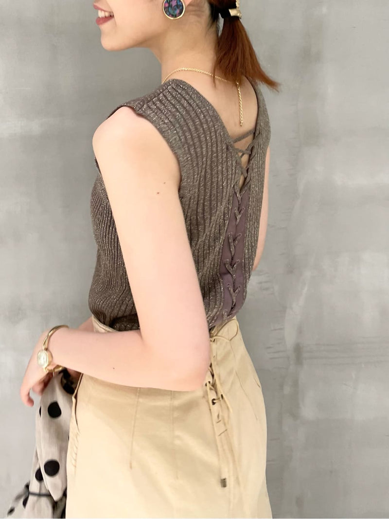 mermaid line denim skirt